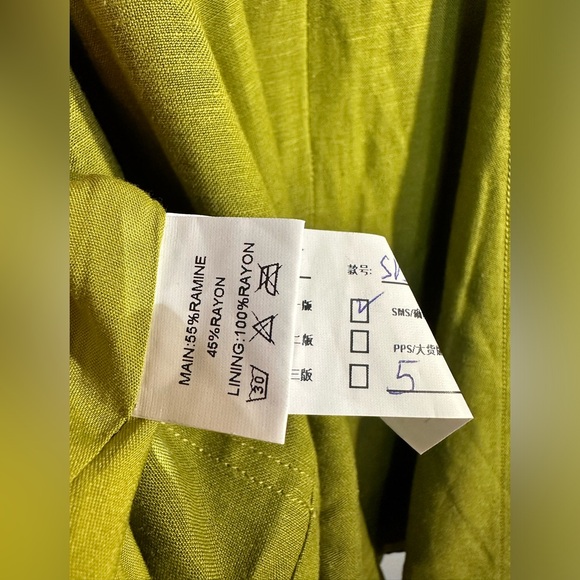 Sovere epiphany mini dress olive green size small nwt - Picture 3 of 5